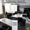 Špijunska kamera integrisana u alarmni senzor AL 800, idealna za neprimetan nadzor i sigurnost.