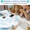 Prisluškivač u mišu GSM 1700, diskretan uređaj za praćenje zvuka putem GSM mreže.