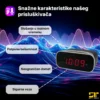 Prisluškivač u stonom satu Max 20, diskretan uređaj za praćenje zvuka skriven u stonom satu.