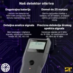 Detektor prisluškivača Master C3000 Plus