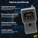 Detektor prisluškivača Master D8000 Plus