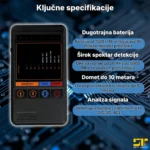Detektor prisluškivača Prime ST007 Plus