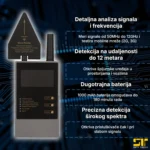 Detektor prisluškivača WiFi P40