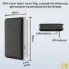 GPS Tracker Slim K10, kompaktni uređaj za praćenje lokacije sa naprednim funkcijama i dugotrajnim trajanjem baterije.