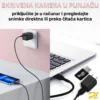 Diskretna mini kamera Adapter A70 integrisana u USB adapter za neprimetno snimanje.