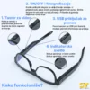Naočare sa kamerom N800 - špijunske naočare sa skrivenom kamerom za diskretno snimanje