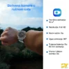 Sat K200 sa skrivenom kamerom za diskretno snimanje u svakodnevnim situacijama
